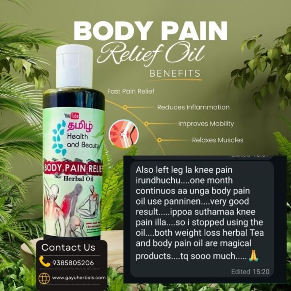 Body Pain Relief Oil