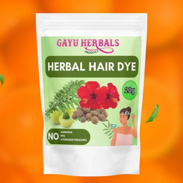 Natural Herbal Hair Dye Powder for Men and Women | Gayu Herbals
